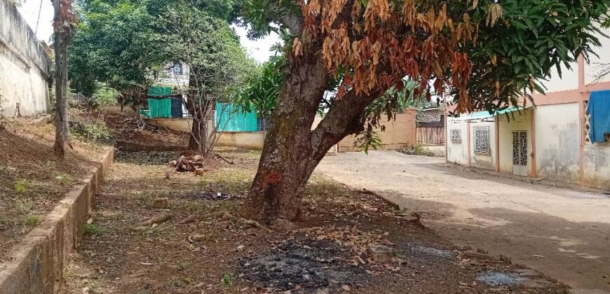 2000M2 avec une vieille maison vendre à BASTOS